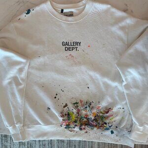 Gallery Dept. Graphic Print Crew Neck Hoodie